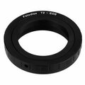 Fotodiox Lens Mount Adapter - T-Mount Screw Mount SLR Lens To Canon EOS Mount SLR Camera Body T2-EOS